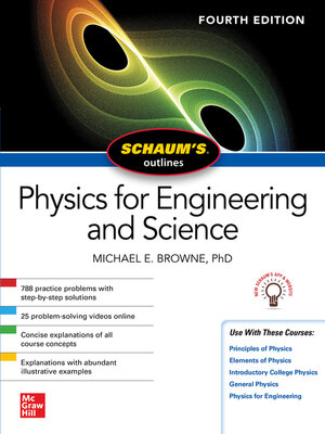 cover image of Schaum's Outline of Physics for Engineering and Science